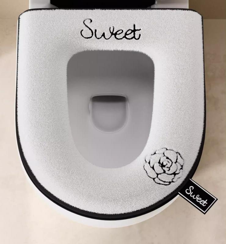 便座カバー メンズ レディース 家庭用 ファスナー式 ジッパー式 フリース素材 もこもこ ふわふわ 快適..