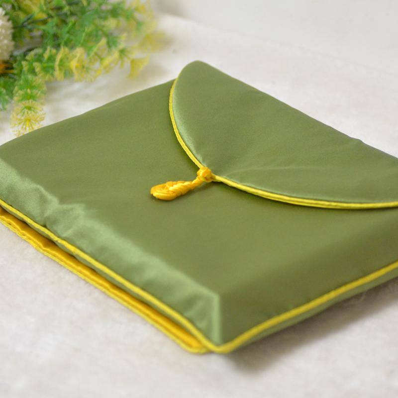 経本入れ おしゃれ 写経 読経 収納 ケース カバー 保護 厚手 大判 錦織 仏具 中国風 飾り チャイナボタ..