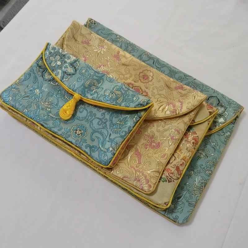 経本入れ おしゃれ 巾着 厚手 袋 御朱印帳 法具 書物 仏具 収納 携帯用 持ち運び ポータブル 便利 小さ..