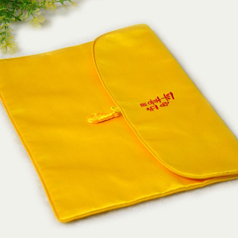 経本入れ おしゃれ 袋 写経 仏具 法具 収納 ポーチ ケース 布製 ワンポイント 刺繡 漢字 厚手 大容量 ..