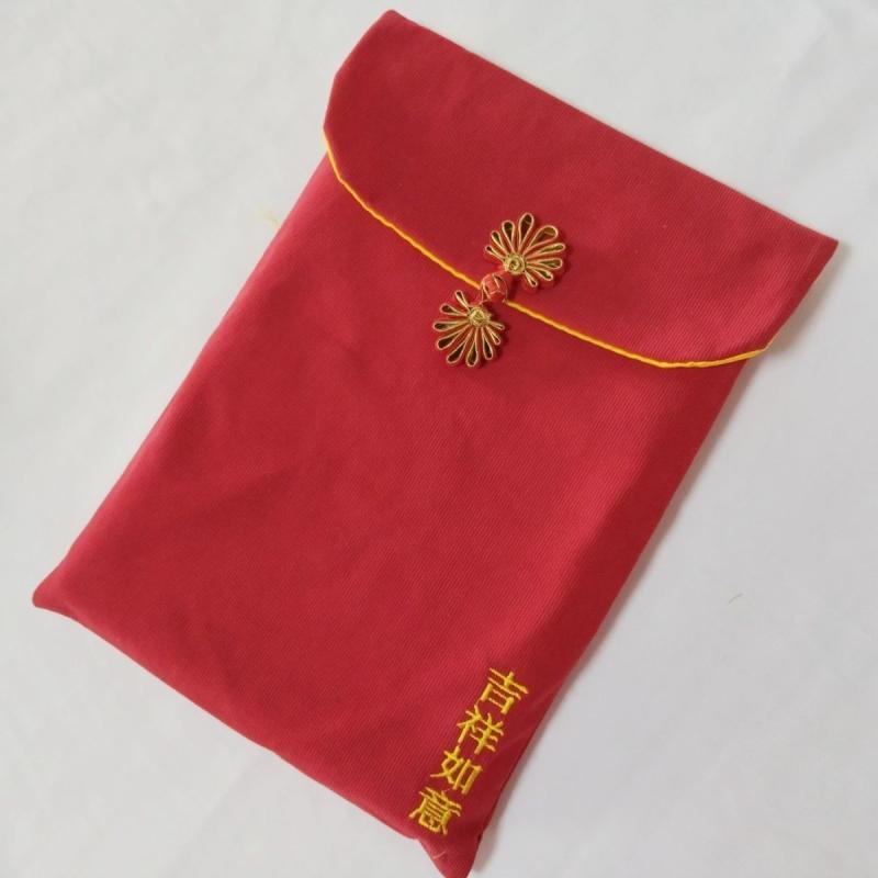 経本入れ おしゃれ ポーチ チベット風 吉祥如意 縁起物 経典袋 ケース 写経用 お守り 仏具 小物 収納 ..