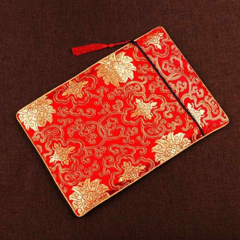 経本入れ おしゃれ 写経用品 大型 多機能 袋 仏典専用 ペンケース 筆 読経用 仏具 法具 上品 整理 持ち..