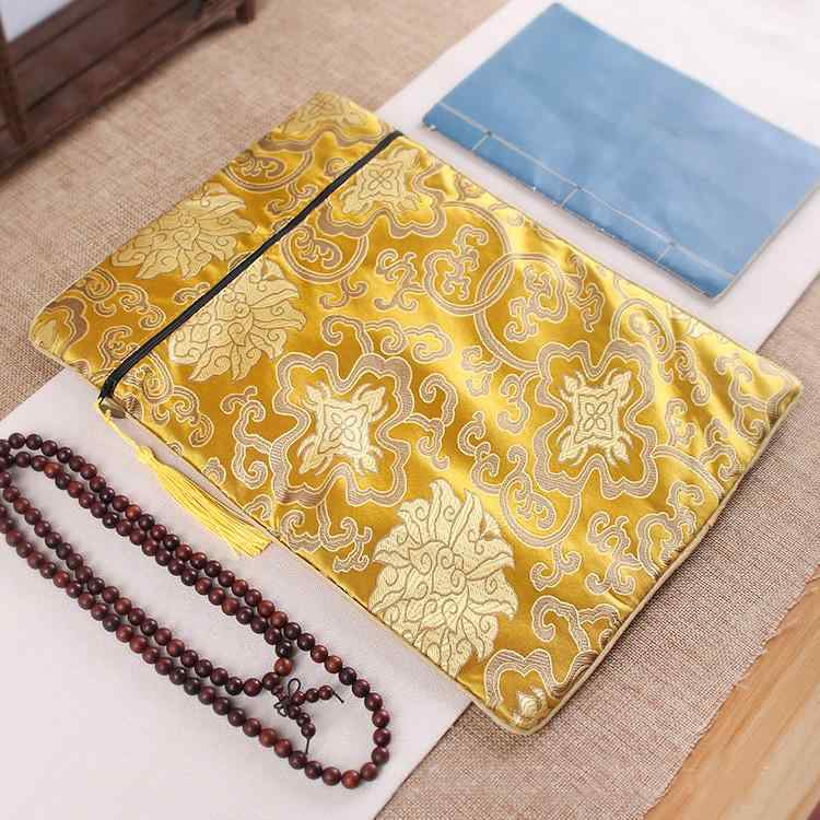 経本入れ おしゃれ 経典 収納 袋 仏教 写経 読経 保護 携帯用 持ち運び 仏具 しなやかな織物 上品な錦..