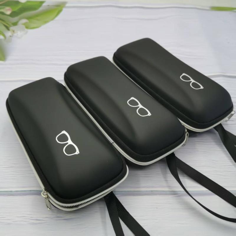 アイウェアケース メンズ レディース サングラス メガネ ケース EVA素材 ジッパー式 ハードケース 耐衝..