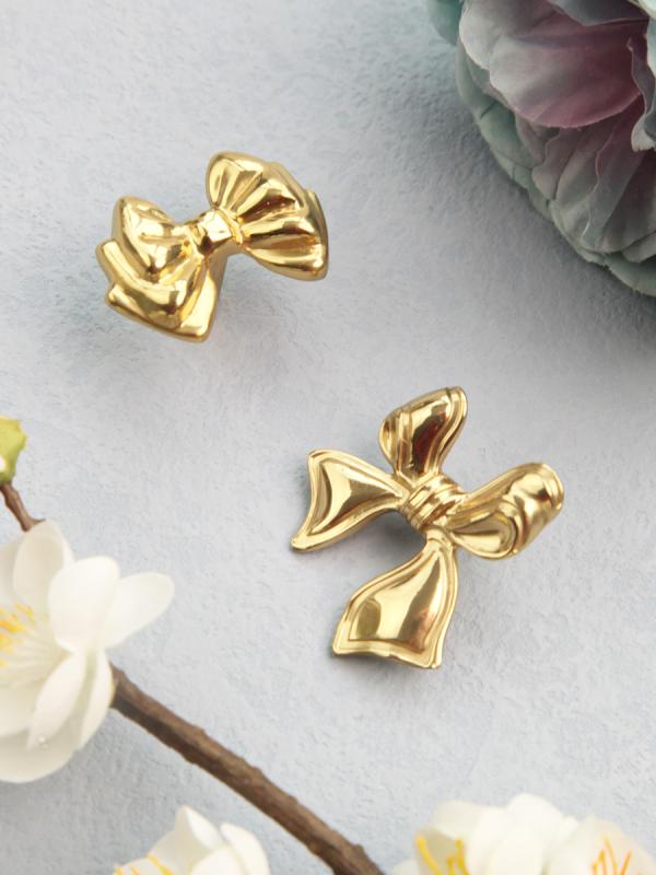 壁掛けフック かわいい 真鍮製 リボン型 おしゃれ 玄関 ドア裏 ウォールデコレーション フレンチシック..