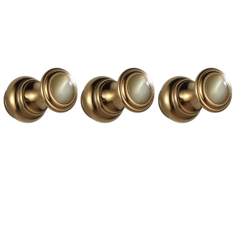 フック ヨーロピアン アメリカン 中国風 レトロ アンティーク調 真鍮製 壁掛け シングル コートハンガ..