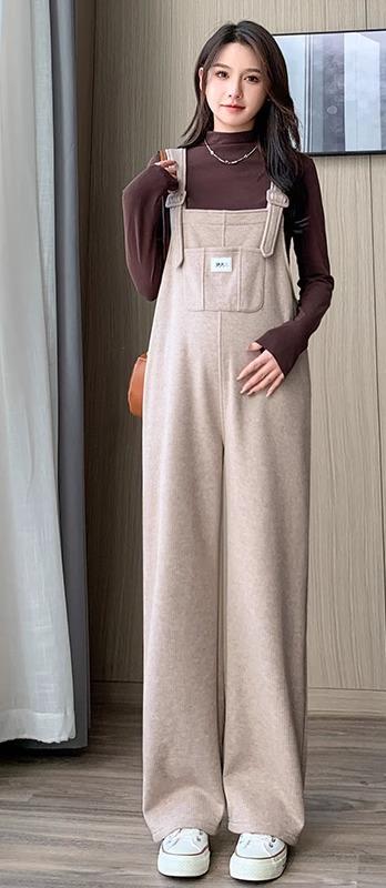 マタニティ 妊婦服 サロペット セットアップ オーバーオール ワイドパンツ ゆったり 大きいサイズ 体型..