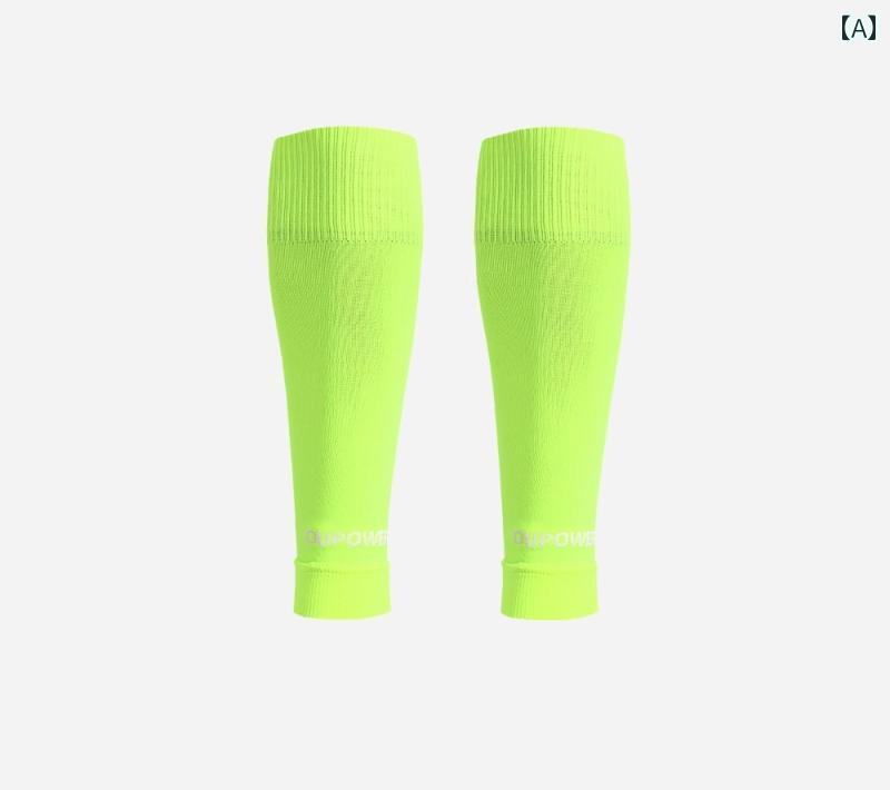 サッカー ソックス スリーブ フットサル メンズ レディース フットレス ロング丈 レガースカバー サポーター 足裏なし スポーツ 練習 試合 競技 大人用 フ...