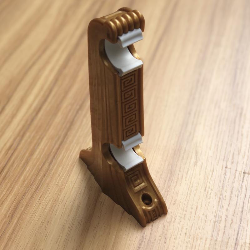 カーテンロッドブラケット カーテンアクセサリー カーテンポール プラスチック ホルダー 厚手 シングル..