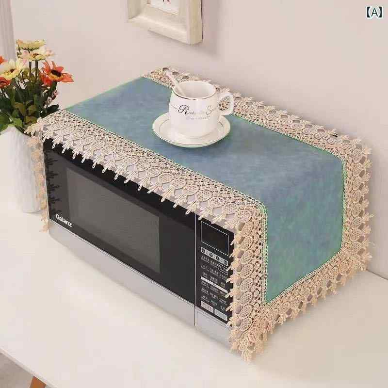 電子レンジカバー 防水 防油加工 オーブン 防塵 おしゃれ レザー調 目隠し シンプル モダン PU スカイグレー マーブルグレー グリーン