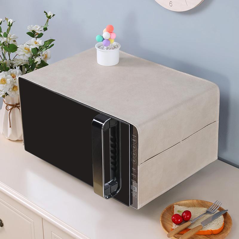 家電 保護カバー 電子レンジ オーブン 冷蔵庫 洗濯機 北欧風 布製 防塵 防油 全面保護 ファブリック マ..