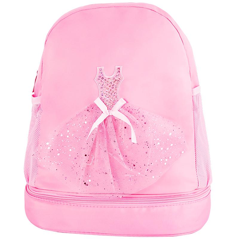 ダンスバッグ キッズ 女の子 かわいい プリンセス バレエ レッスン 習い事 シューズ 収納 刺繍 スパン..