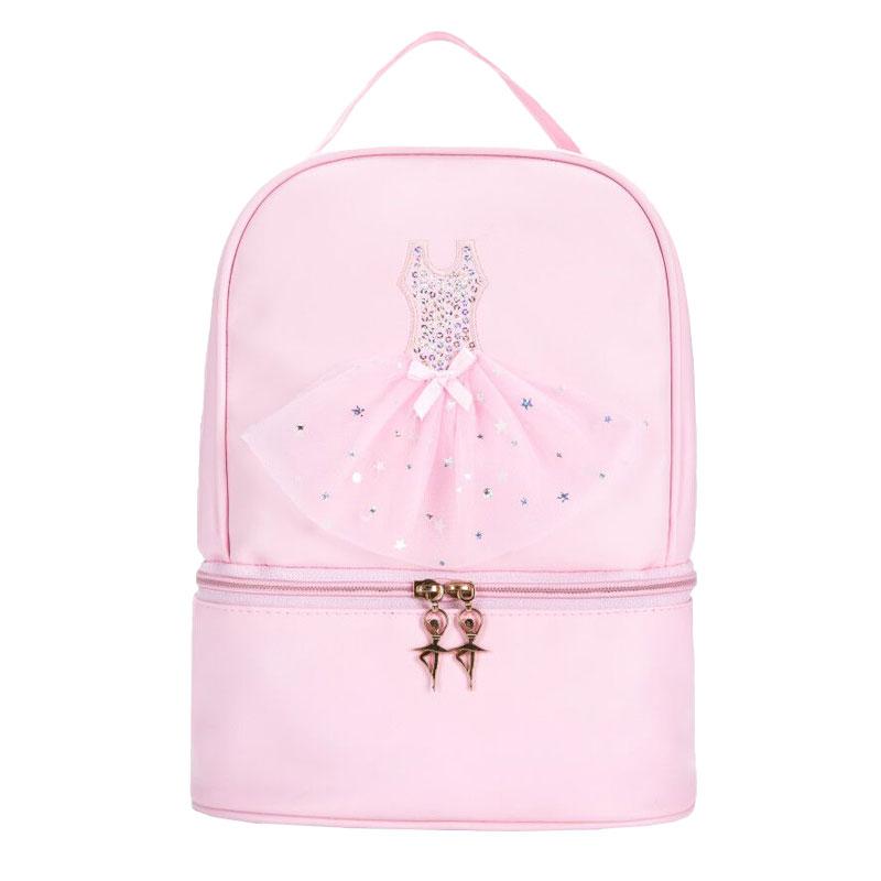 ダンスバッグ リュック キッズ 女の子 バレエ 習い事 レッスン 大容量 かわいい 韓国 プリンセス 軽量 ..