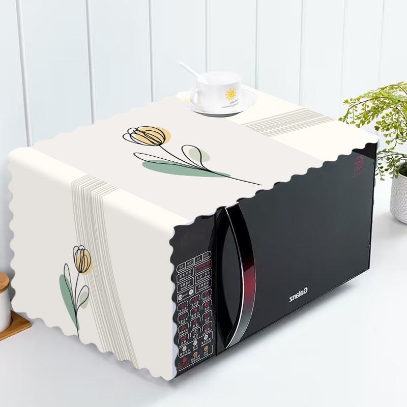 マルチカバー 電子レンジ オーブン 冷蔵庫 収納カバー 北欧風 防塵 防水 防油 布製 ファブリック フル..