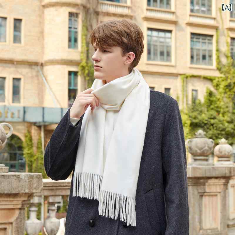 マフラー ストール ショール レディース メンズ 男女兼用 ペア カップル 厚手 防寒 暖かい 2WAY 多機能 普段使い カジュアル 通勤通学 長方形 秋冬 オフホワイト キャメル ブラック