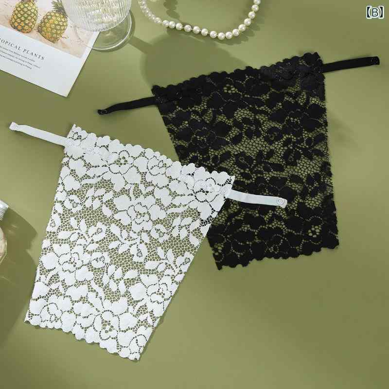 インナー レディース チューブトップ ベアトップ ブラトップ 見せブラ カップ付き 露出防止 胸元カバー 透け防止 レース シームレス 薄手 ソフトフィット フリーサイズ 重ね着 肌着 黒 白 ベージュ