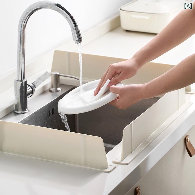 水はねガード シンク キッチン 洗面台 シリコン製 防水 止水シート 流し台 水回り 大判 アイボリー オリーブグリーン ライトグレー プレート