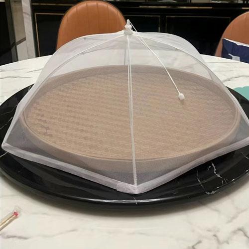 フードカバー 家庭用 業務用 食卓 料理用 円形 丸型 折りたたみ式 防虫 防塵 ネット メッシュ コンパク..