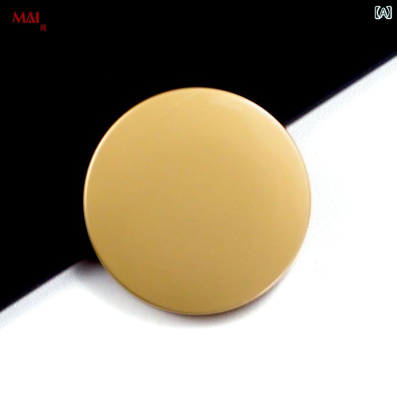 ボタン メンズ レディース 金属製 丸型 ゴールド スーツ コート アウター トレンチコート 袖口 デニムパンツ用 装飾 アクセント クラウン 麦穂 アンカー ハンドメイド リメイク 手芸パーツ ファッション小物