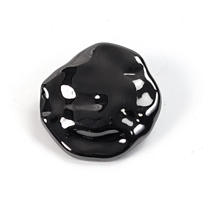 飾りボタン レディース レトロ ヴィンテージ風 不規則 アシンメトリー メタル 金 銀 ガンメタ 亜鉛合金 コート トレンチコート スーツ ジャケット アウター用 秋冬