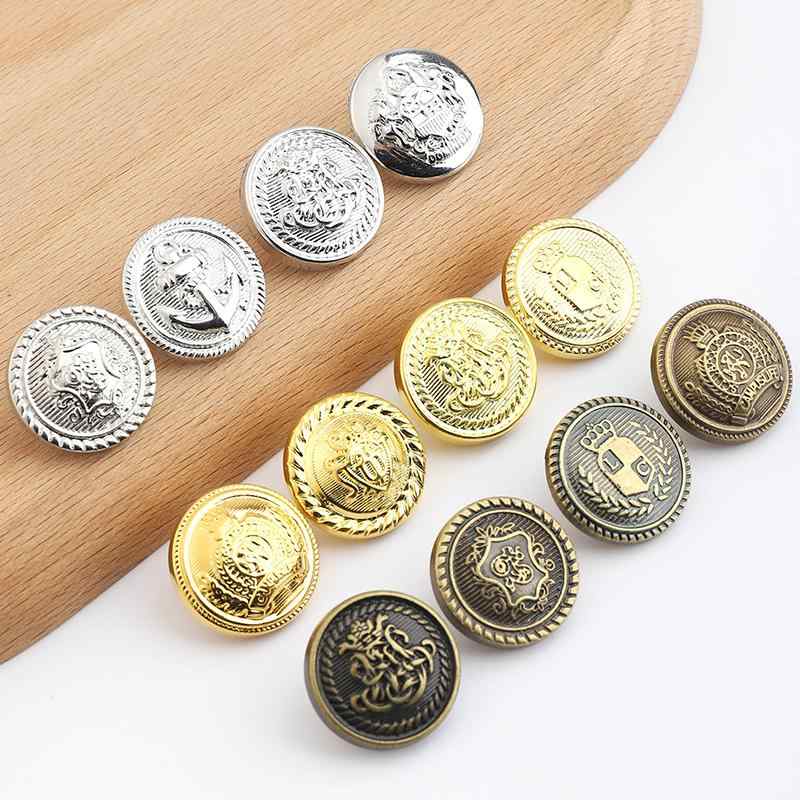 ボタン メンズ レディース レトロ クラシック プラスチック 樹脂 コート スーツ ジャケット セーター ニット 制服 スクール アウター リメイク ハンドメイド おしゃれ 万能 ベーシック 銅 金 銀