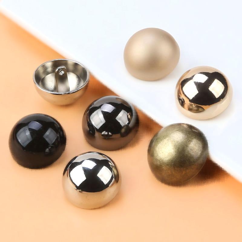 ボタン レディース 金属製 メタル 丸型 きのこ型 マッシュルーム ゴールド 金 コート ジャケット シャ..