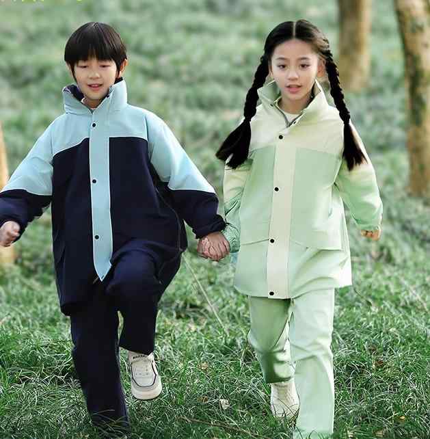 レインコート 子供 男の子 女の子 小学生 レインパンツ 上下セット 全身防水 耐水 ポリエステル 通学 サイクリング アウトドア 雨具 ミントグリーン オーシ...