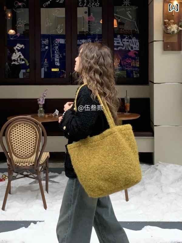 トートバッグ レディース 女性用 レトロ 和風 クラシック フェイクファー 大容量 ショルダーバッグ 鞄 通勤用 普段使い お出かけ 通学 旅行用 シンプル 軽量 おしゃれ 春夏