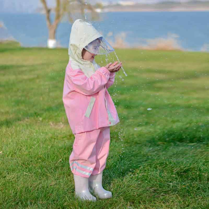 雨具 キッズ 男の子 女の子 レインウェア オールインワン つなぎ サロペット オーバーオール プレイウ..