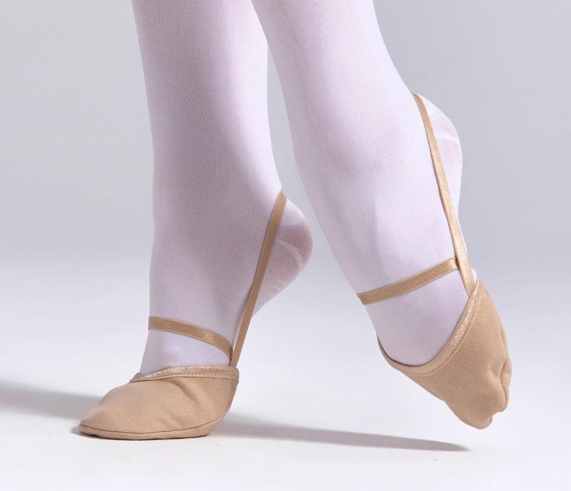 スキンシューズ ダンス レディース 新体操 バレエ 練習用 ハーフソール ソフトソール 柔らかい レッス..