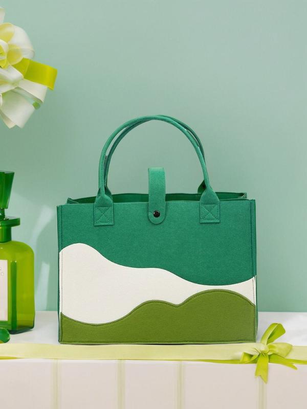 トートバッグ オシャレ メンズ レディース フェルト 不織布 ハンド 教師 ピンク 黒 緑 漢字 普段使い ..