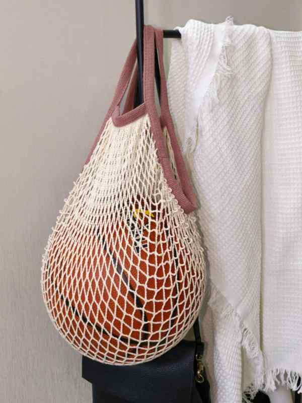 ボールバッグ メンズ レディース バスケットボール サッカー バレーボール 球技 運動 トレーニング 練習用 手提げ メッシュ ネット 収納 持ち運び 携帯用 ...