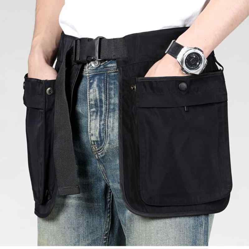 ウエストポーチ ヒップバッグ メンズ レディース 大容量 多収納 ポケット多数 黒 軍緑 ポリエステル ア..