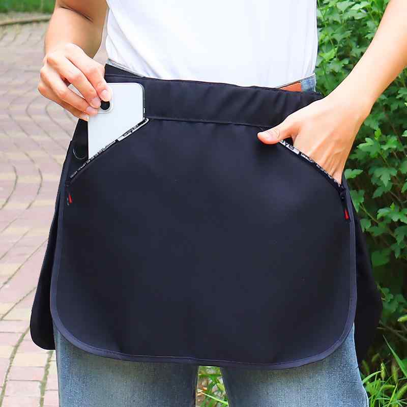 ワークエプロン メンズ レディース 多機能 ウエストポーチ型 多ポケット ファスナー付き アウトドア 旅..