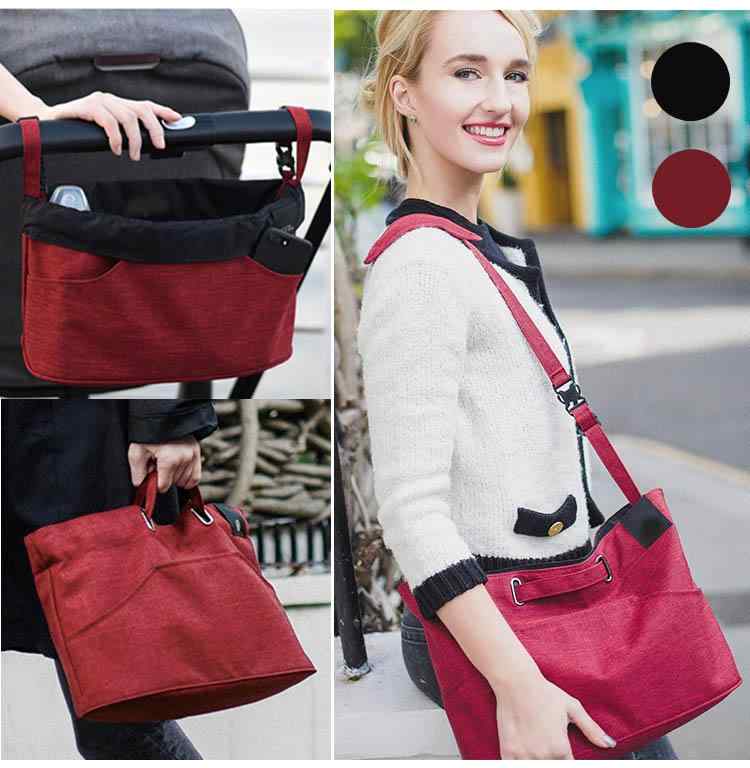 ベビーカー ベビー キッズ 男の子 女の子 大容量 バッグ 鞄 ポーチ フック 吊り下げ 哺乳瓶収納 小物入..