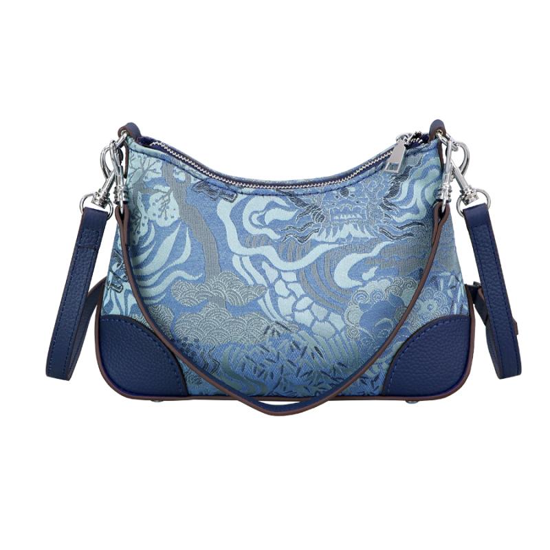 ショルダーバッグ レディース 本革 牛革 ホーボーバッグ クロワッサンバッグ DIY 手作り材料キット 切..