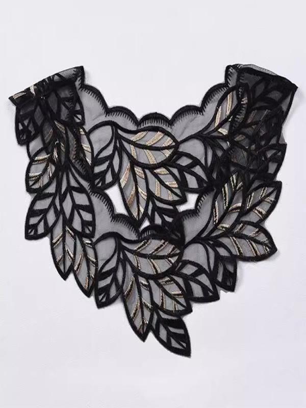 インナー レディース 付け襟 フェイクカラー チューブトップ ベアトップ キャミソール 胸元カバー 露出防止 襟元開き対策 深Vネックトップス用 前後着用可能 レース 万能 ベーシック オフィス 黒 白