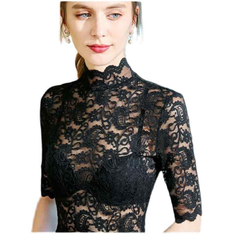 付け襟 レディース レース フェイクカラー 重ね着風 レイヤード トップス 万能 着回し おしゃれ 上品 ..