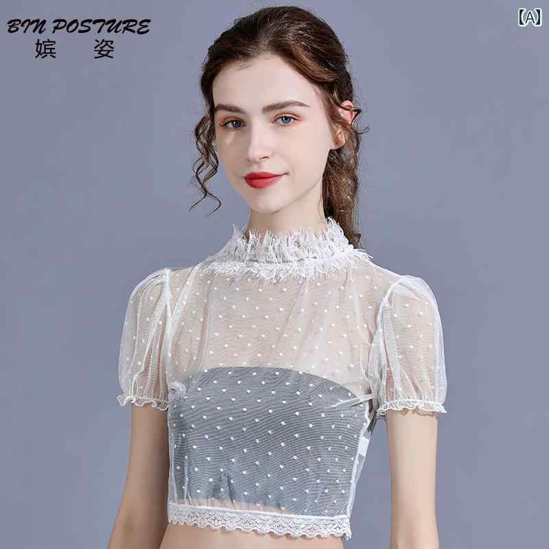 ・サイズ展開: M, L, XL, 2XL・スタイル: 韓国・ネックライン: スタンドカラー・カラー展開: ホワイト, ブラック・袖のタイプ: レギュラー・袖丈: 半袖・着用方法: プルオーバー・着丈: レギュラー丈・フィット: スリムフィ...