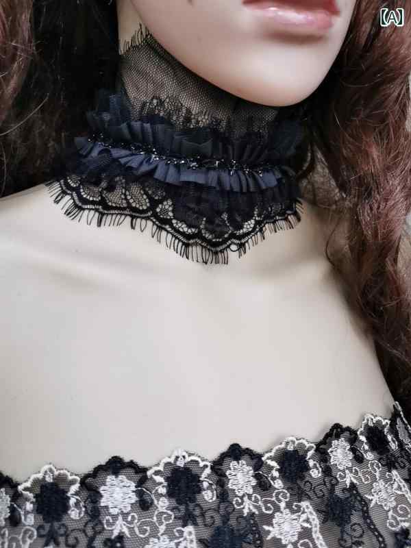 ・チェーン素材: レース・柄: 星、月、雲、宇宙・スタイル: 欧米風・状態: 新品・対象: 女性・色展開: ブラック、ホワイト・チェーンスタイル: 水波チェーン・延長チェーン: 10cm以下・ペンダント素材: マザーオブパール・装飾素材: ...