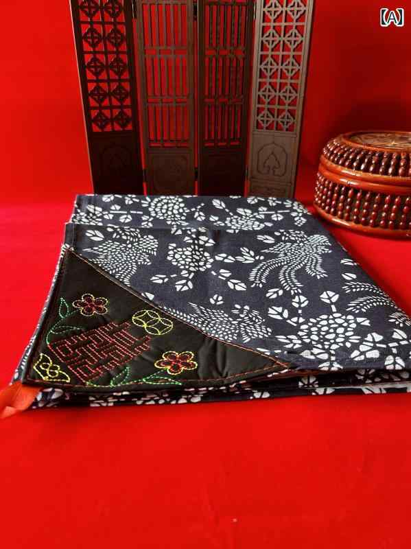 風呂敷 レディース 結婚式 嫁入り道具 結納 婚礼用 青 花柄 プリント 大判 慶事 祝儀 贈答品 包み布 袱..