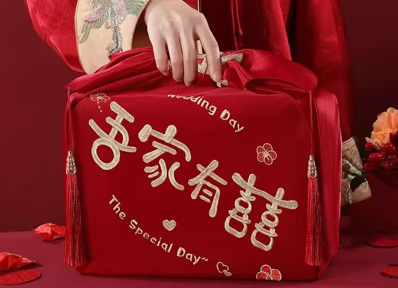 風呂敷 レディース 新婦 花嫁 婚礼 結婚式 嫁入り道具 結納品 祝儀用品 包み布 慶事用 刺繡 吉祥柄 和..