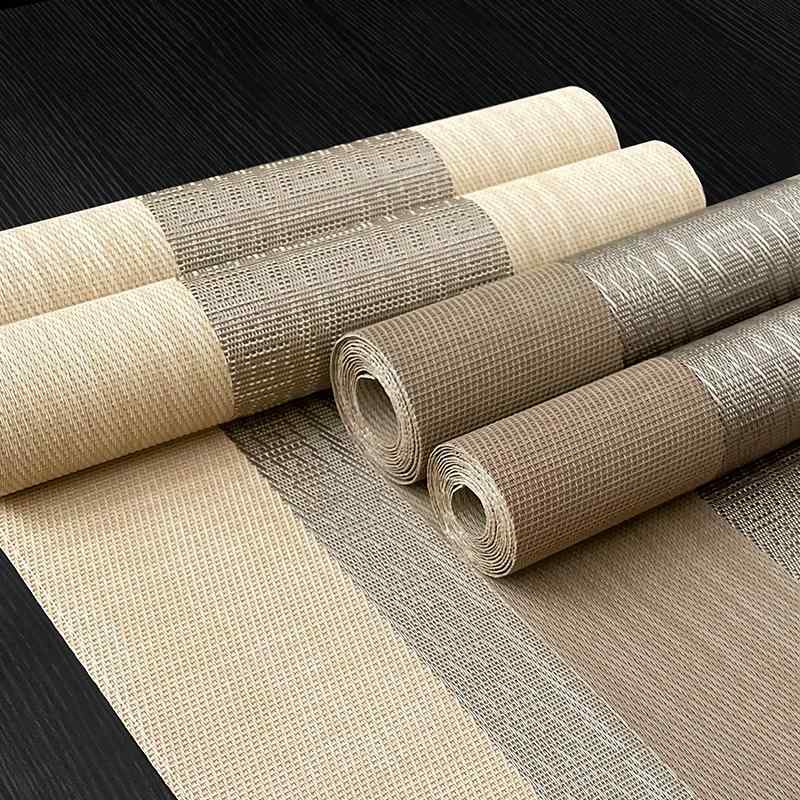 テーブルランナー 赤 ベージュ グレー ネオチャイニーズスタイル クラシック 中国風 おしゃれ 幾何学模..