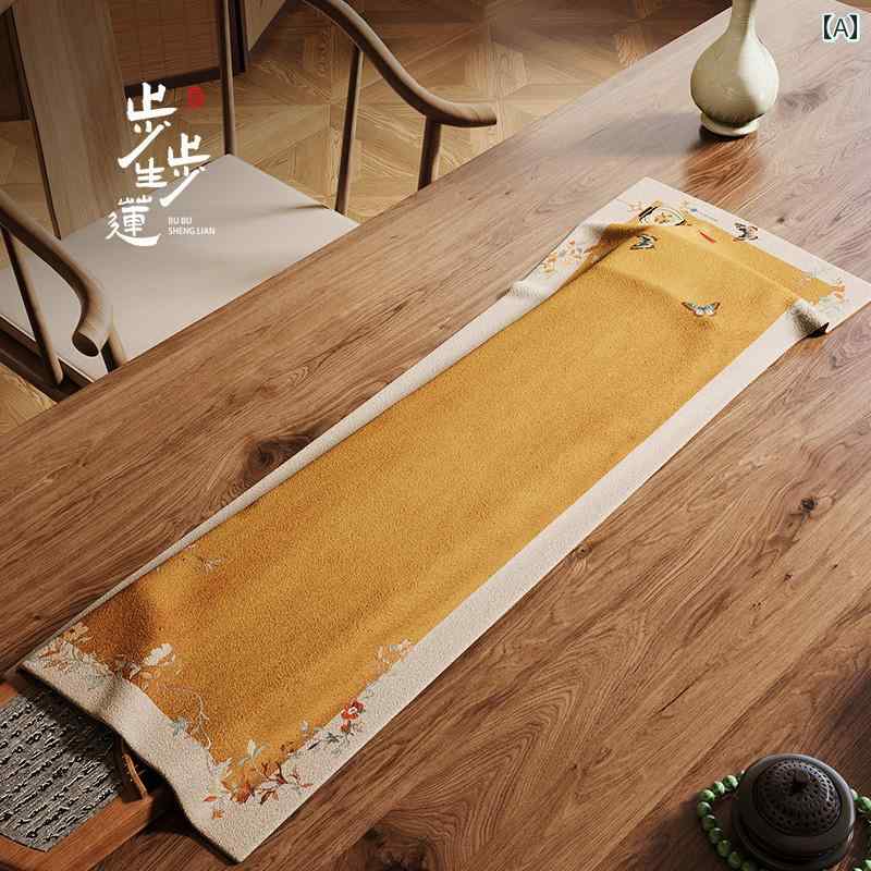 マルチクロス メカニカルキーボード 茶器 茶盤 ノートPC ティーテーブル 防塵マット 長方形 チャイナ風..