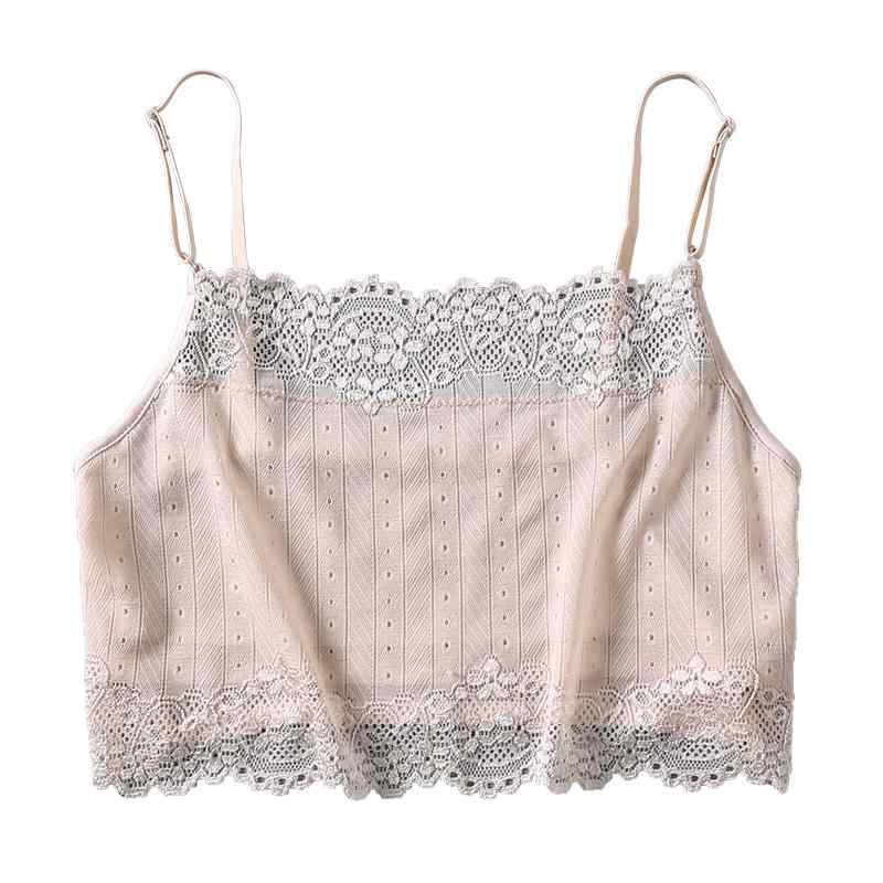 キャミソール レディース 春夏 薄手 透け防止 レース ベアトップ チューブトップ ブラトップ インナー 背中見せ 吸湿速乾 普段使い ルームウェア 着回し 黒 白 肌