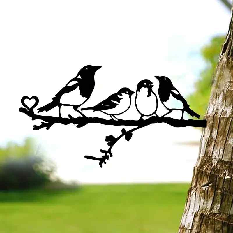 壁飾り 鳥（エクステリア・ガーデンファニチャー｜花 鳥の壁飾り