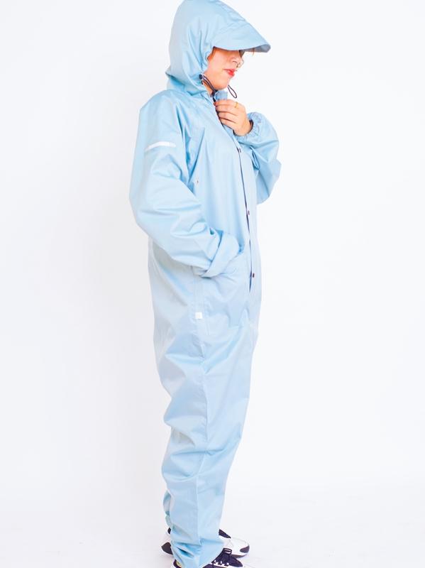 レインコート メンズ レディース 一体型 全身 防水 フード付き 厚手 豪雨対策 オックスフォード生地 電動自転車 バイク 運転 通勤 通学 サイクリング アウ...