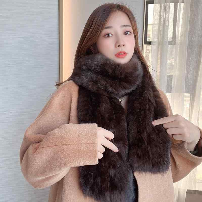 ・スタイル: 韓国・種類: マフラー・長さ: 160cm・機能: 保温・主な素材: 紫貂毛・幅: 14cm・カラー展開: 紫貂深本本色、紫貂浅本本色