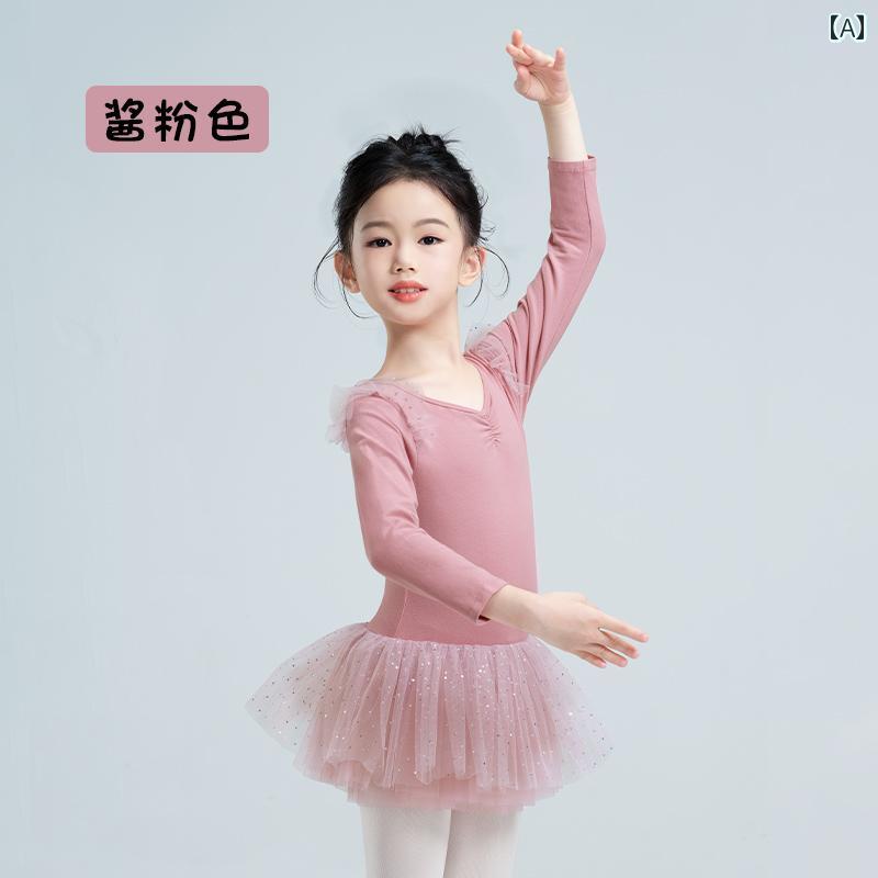 ・カテゴリ: バレエレオタード・対象: 子供・サイズ展開: 110, 120, 130, 140, 150・カラー展開: ダスティピンク, バレエピンク, アボカドグリーン, ライトブルー