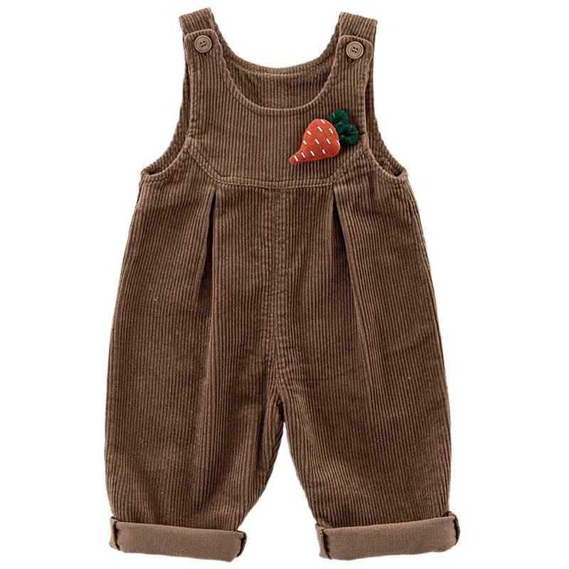 ・スタイル: プリンセス・ウエスト: ミドルウエスト・丈: ロング・生地: コーデュロイ・フロント: ボタン・素材: 綿95.7%、ポリエステル2.7%、ビスコース1.6%・対象年齢: 6ヶ月、9ヶ月、12ヶ月、18ヶ月、2歳、3歳、4歳、...